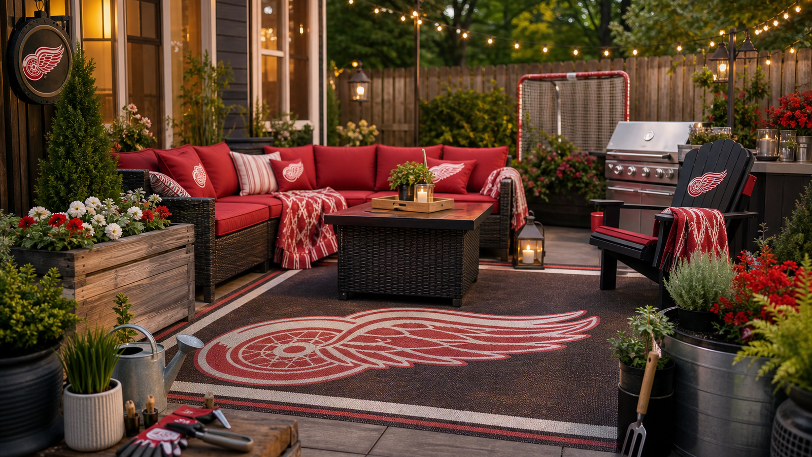 Cera Garden Guide to Selecting Outdoor Garden Furniture That Matches Detroit Hockey and Sports Fan Themes guide image for United States (USA) shoppers