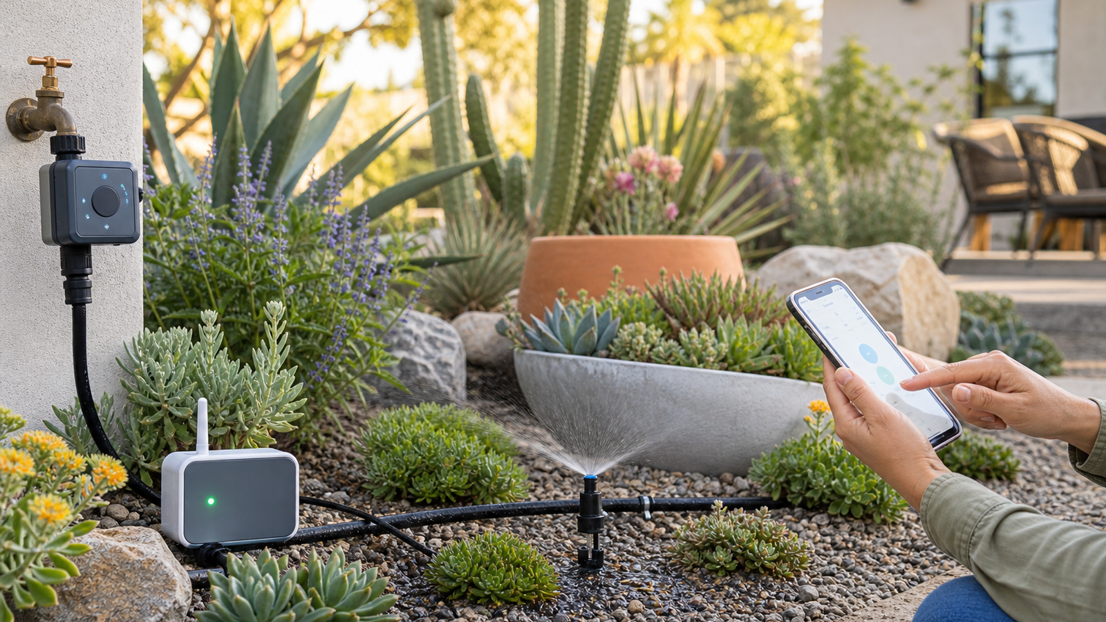 Cera Garden How to Create a Drought-Tolerant Garden Using Smart Watering Products in the USA guide image for United States (USA) shoppers