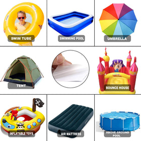 10Leccion deflate tubes (2 pcs) for faster pool and inflatable deflation.