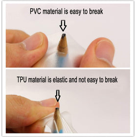 10Leccion patch application close-up showing discreet repair.