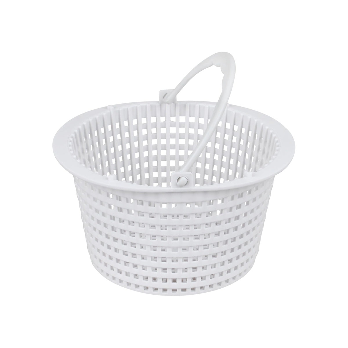 131763310 SPX1091C above-ground skimmer basket with handle for easy removal and cleaning.