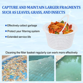 131763310 SPX1091C basket keeps debris from returning to water.