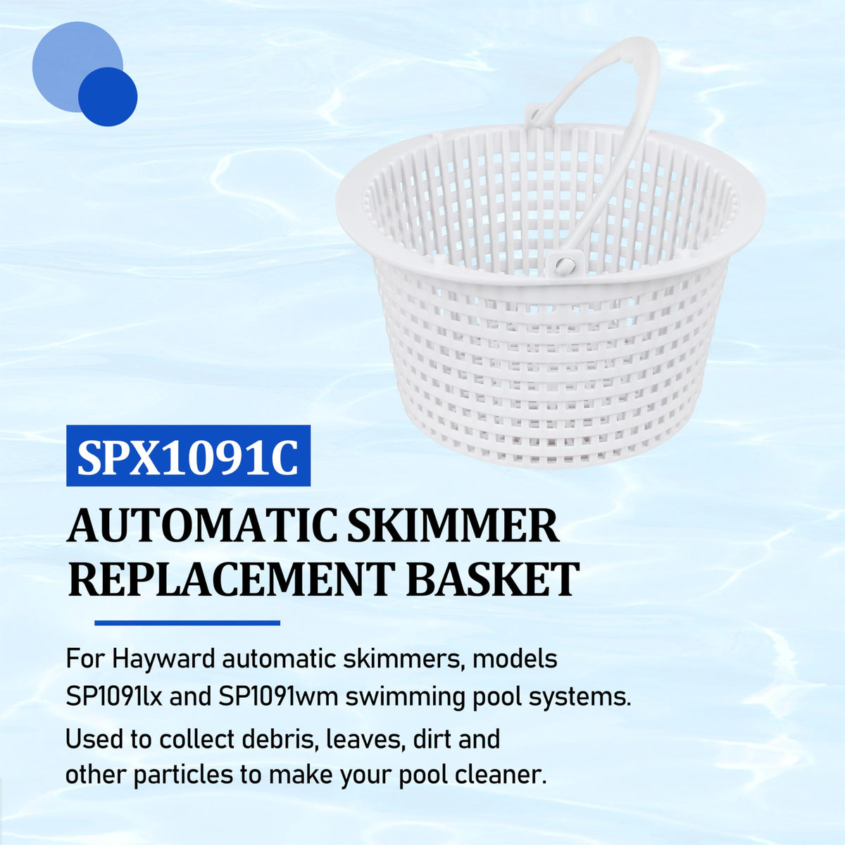 131763310 SPX1091C basket top diameter 6-3-8 inches for precise sizing.