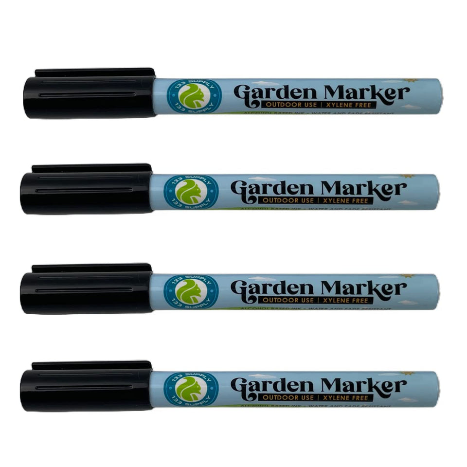 133 SUPPLY permanent garden marker pen for outdoor plant labeling.