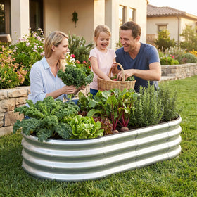 1MORE galvanized box features folded safety edge and rubber strips.