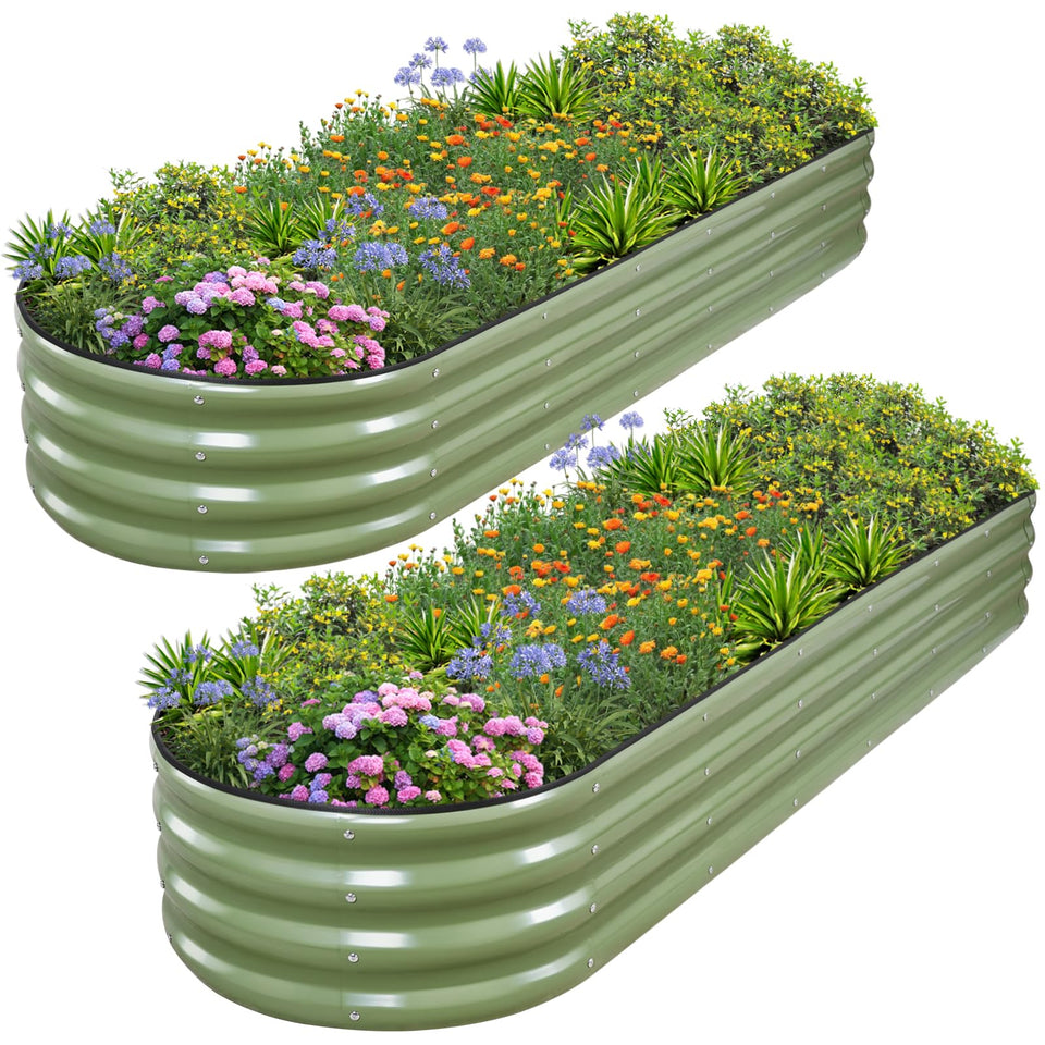1MORE Galvanized raised garden bed unboxing reveals durable metal panels for outdoor gardening