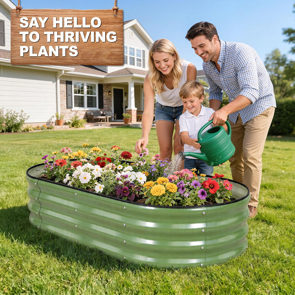 1MORE raised bed with tools included for fast assembly