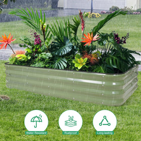 1MORE Raised Garden Bed modular layout demonstrates flexible space planning.