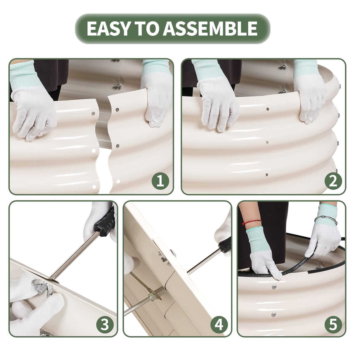 1MORE safety edge with rubber strips cushions edges for family gardening.