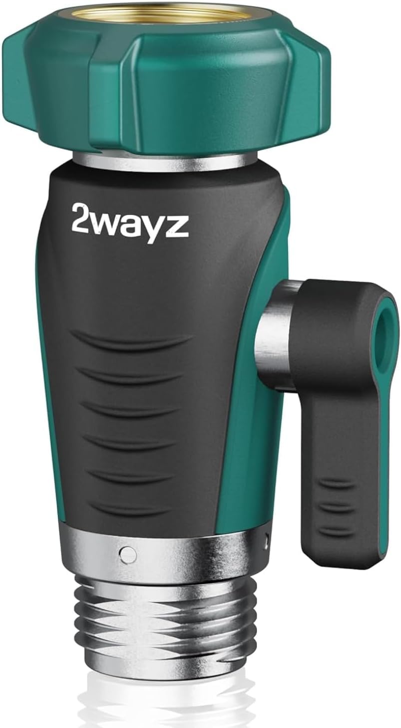 2WAYZ valve close-up with large 1.6-inch knob for easy control