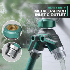 2WAYZ brass connection for leak-proof, corrosion-resistant performance.