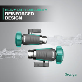2WAYZ easy install on 3/4-inch hose with grip