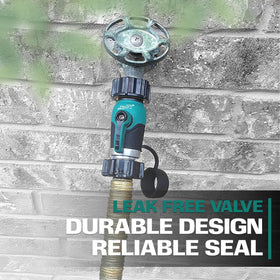 2WAYZ leak-proof seal prevents drips during garden watering.