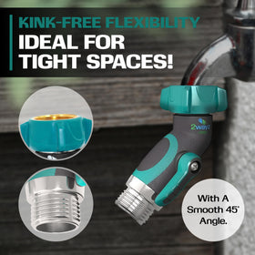 2WAYZ 4 cm shut-off knob enables smooth, effortless operation.