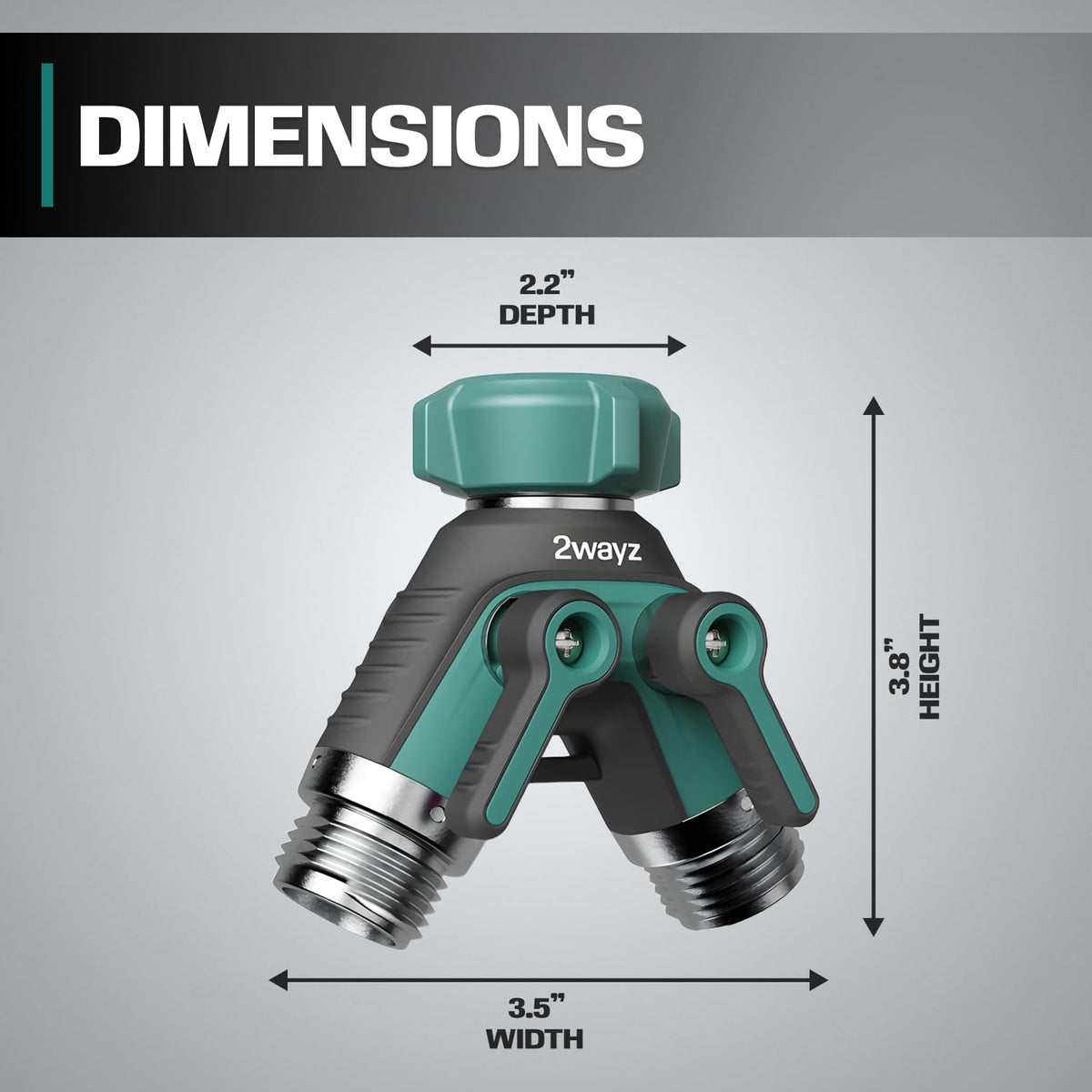 2WAYZ spigot extender reaching recessed faucets with ease.