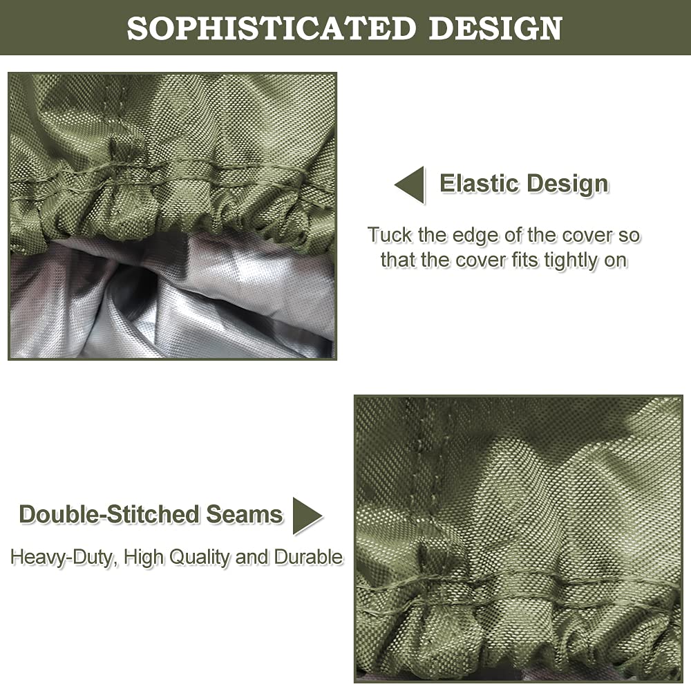 2win2buy easy-to-place cover with breathable fabric for storage