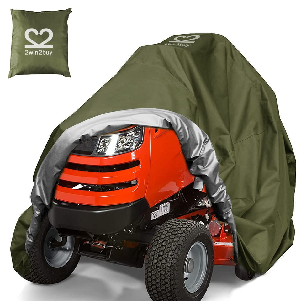 2win2buy riding lawn mower cover for decks up to 54 inches protects against rain