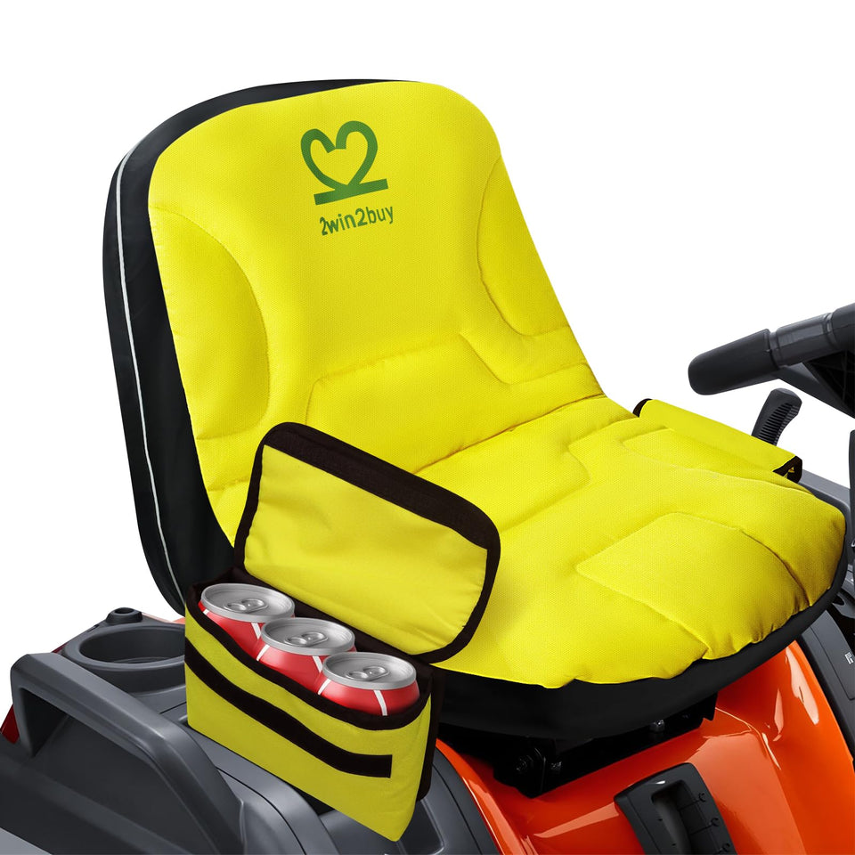 2win2buy riding lawn mower seat cover padded for comfort during long sessions