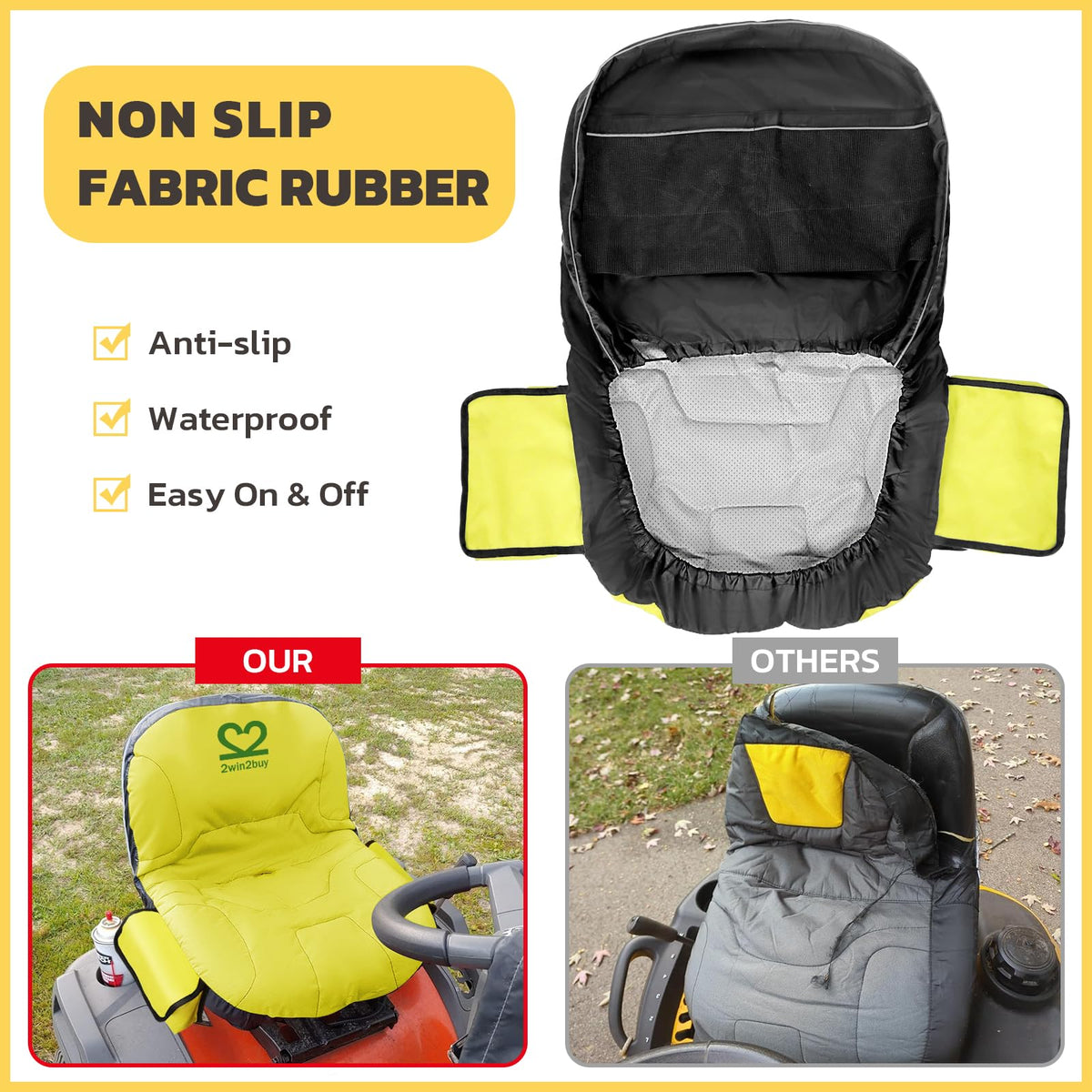 2win2buy back pocket and side pockets for tools and gloves
