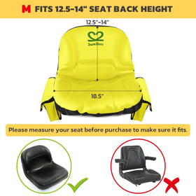 2win2buy seat cover with non-slip fabric rubber to hold position