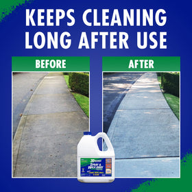 30 SECONDS Asphalt driveway algae removal and safety boost.