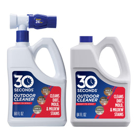 30 Seconds Outdoor Cleaner with hose end sprayer for quick exterior cleaning