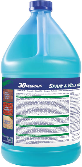 30 SECONDS All outdoor surfaces safe around kids and pets when used as directed.