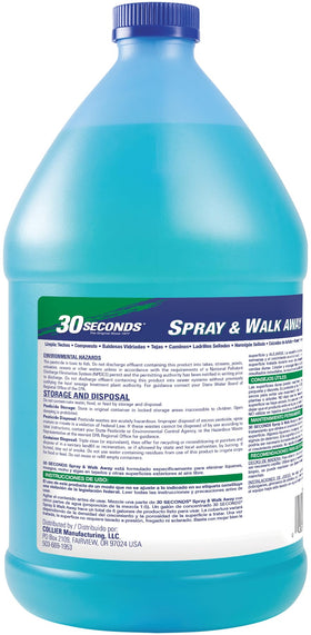 30 SECONDS Spray & Walk Away application shows effortless cleaning.