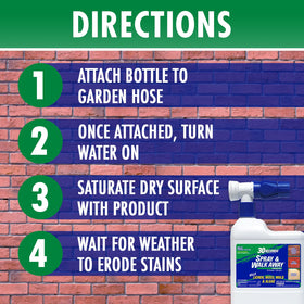 30 SECONDS treated sealed concrete highlights cleaner, more even surfaces.