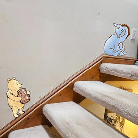 32spirits Indoor stairwell sign set enhances playrooms and nurseries with Winnie charm.