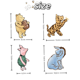 32spirits Winnie yard sign with Pooh and friends for baby showers.