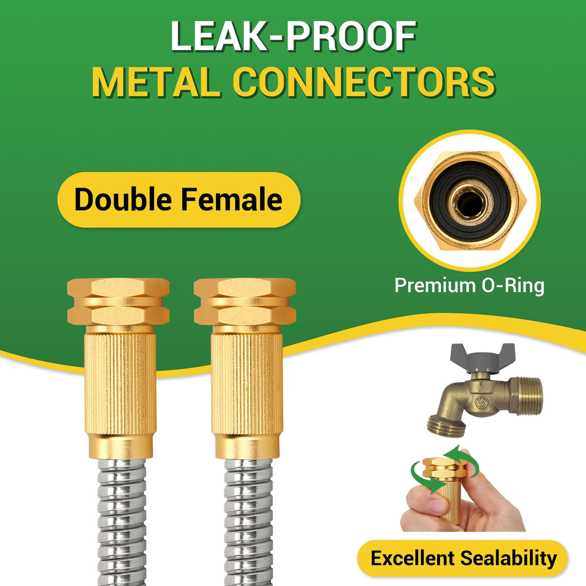 360 GADGET three-quarter-inch universal connector ideal for reels and sprinklers