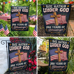 36AQUA 12x18 garden flag fits standard holders and seasonal decor