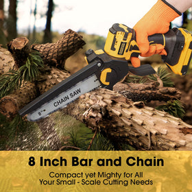 3D VO INN DeWalt 20V chainsaw delivers rapid 4000 RPM cuts