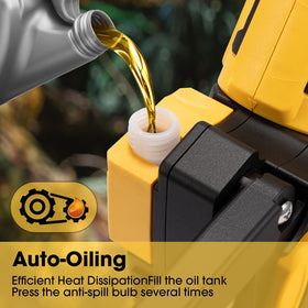3D VO INN chainsaw with automatic oiling for smooth maintenance