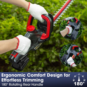 3D VO INN hedge trimmer 180-degree rotating handle for versatile angles