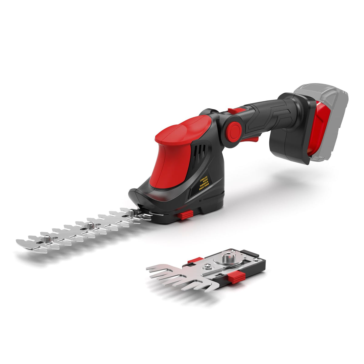 3D VO INN hedge trimmer cordless with Milwaukee attachment boosts yard flexibility.