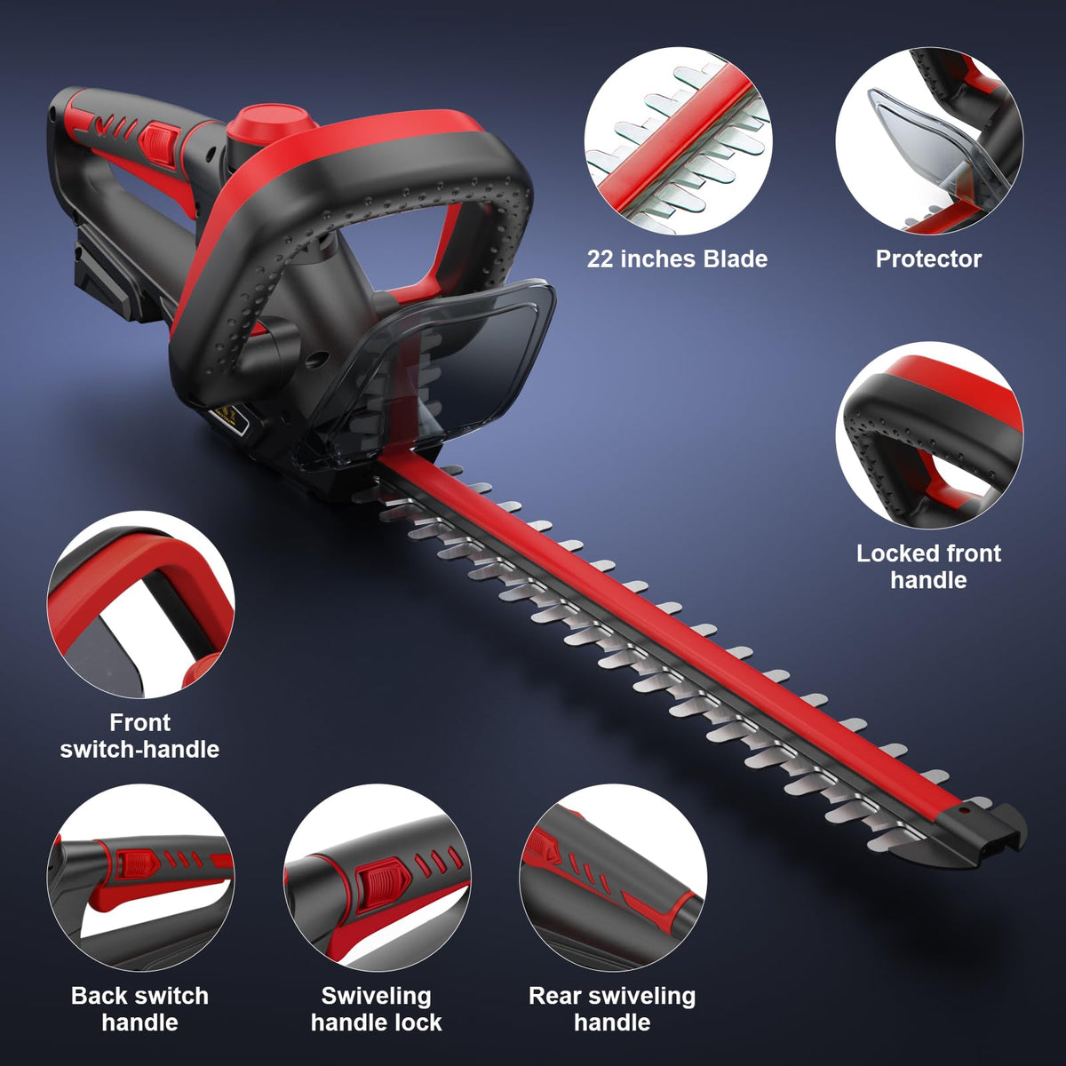 3D VO INN hedge trimmer box opening with user manual included