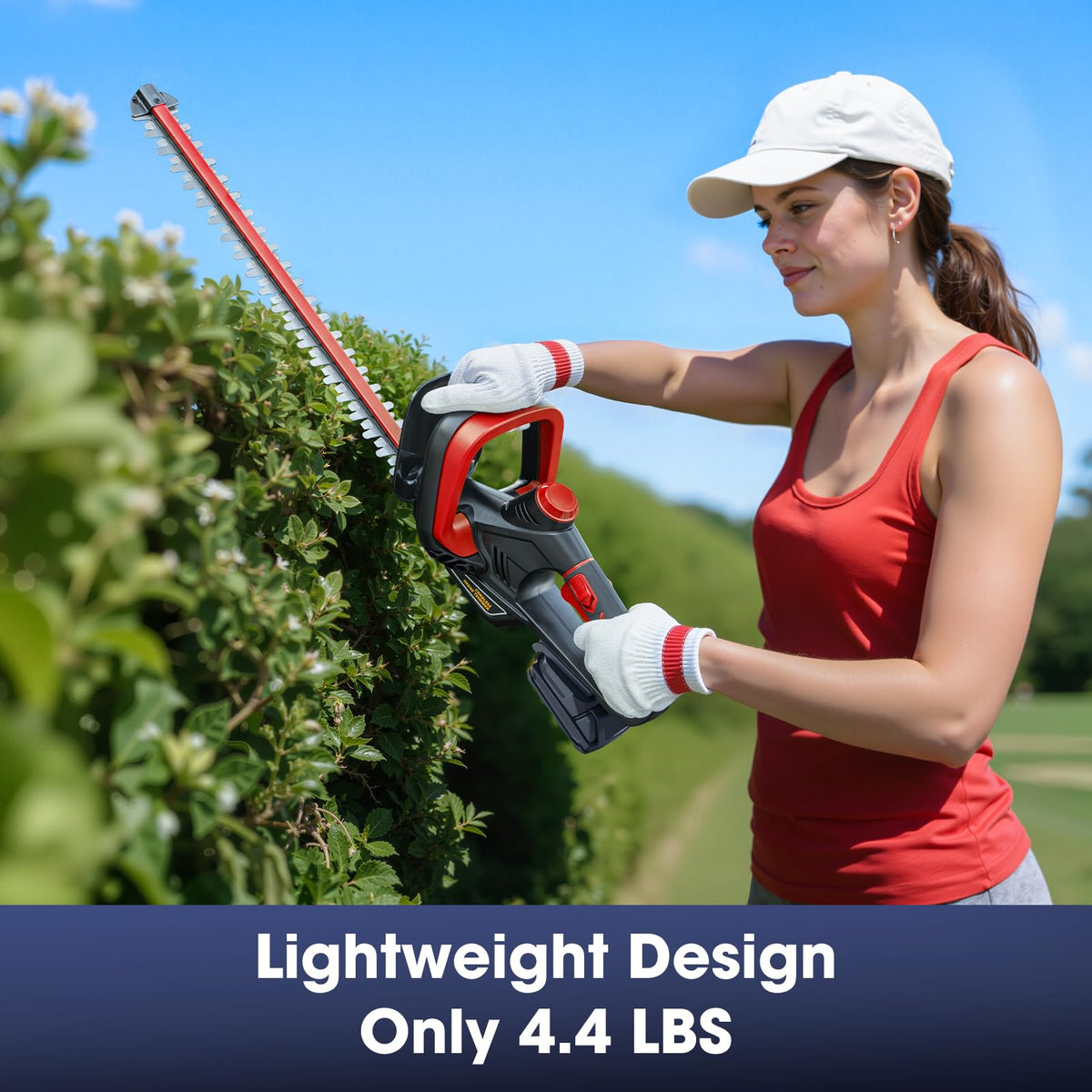 3D VO INN hedge trimmer with copper motor for steady power during trimming