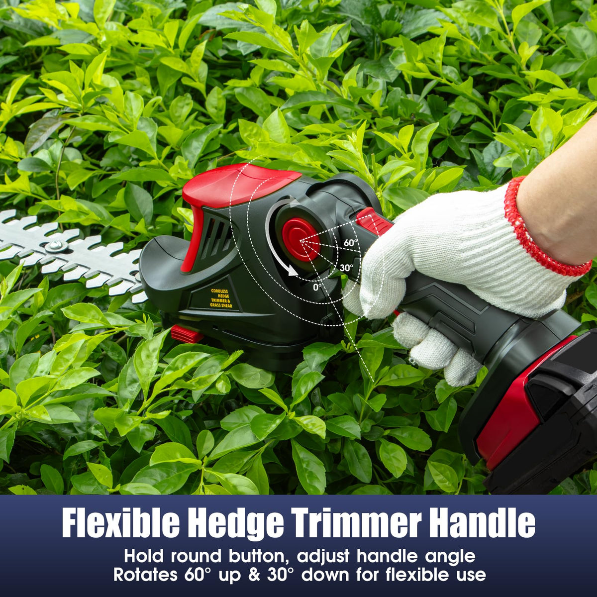 3D VO INN lightweight ergonomic design for easy handheld trimming.