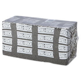 3M Grill-Brick GB12 pack cleans stubborn grease after cooking without scratching griddle surfaces.