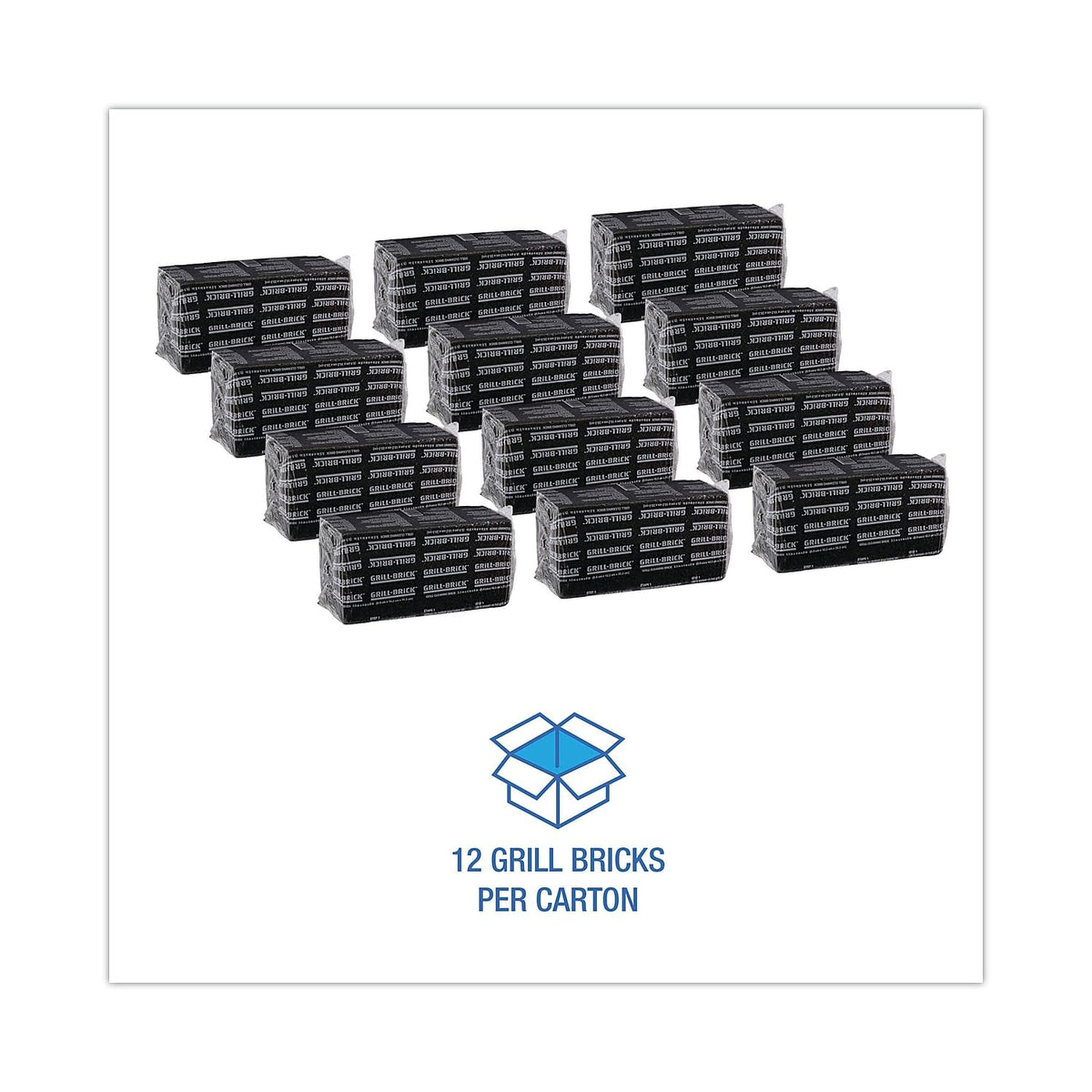 3M Grill-Brick hot-cool use demonstrates heat-safe scrubbing on griddles.