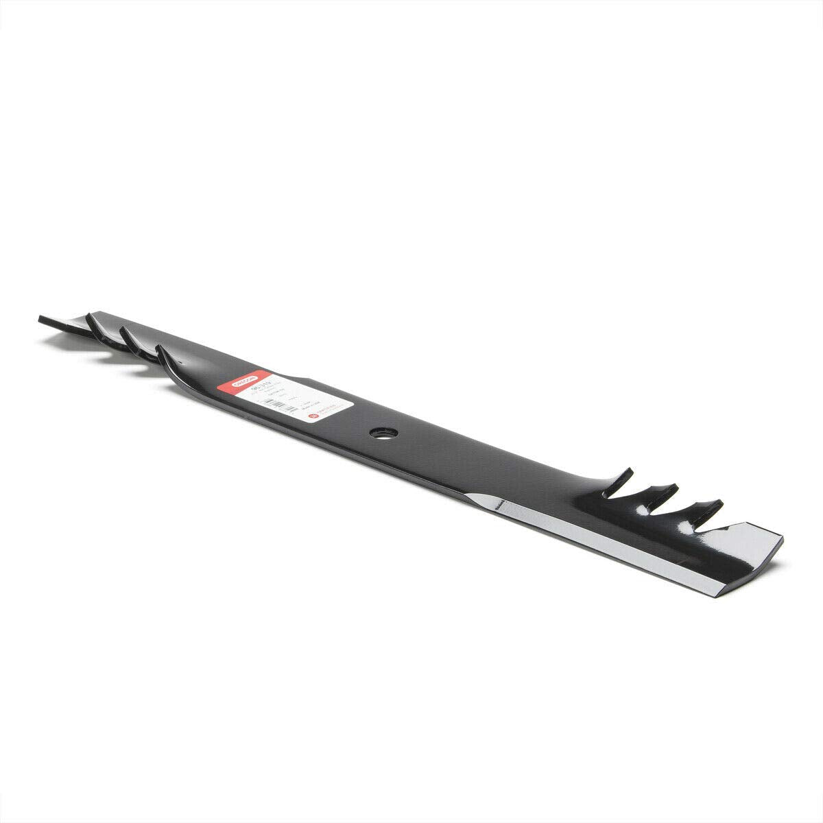 3PK Oregon 96-319 Gator G3 blade installed on mower demonstrates lift and fit