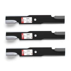 3PK USA mower blade in top-angle view for Scag compatibility and efficient cut.