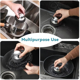 3SAIT oven cleaner brush reaching tight corners and grates