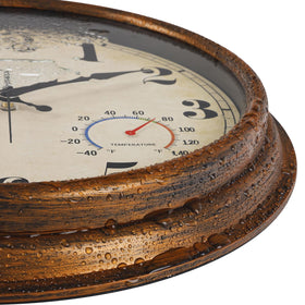 45MinST thermometer display shows temperature at a glance indoors and outdoors
