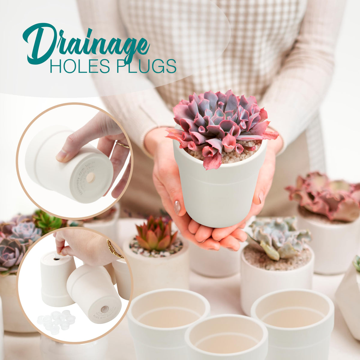 4E's Novelty paintable pot for kid-friendly DIY spring crafts.