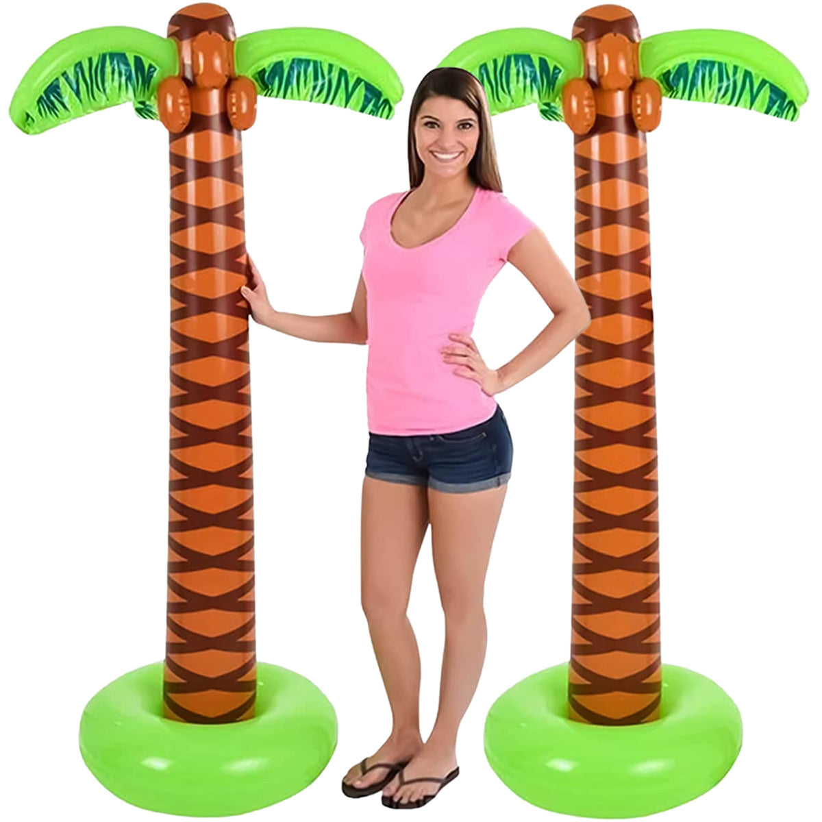 4E's Novelty inflatable palm tree elevates beach or luau party themes