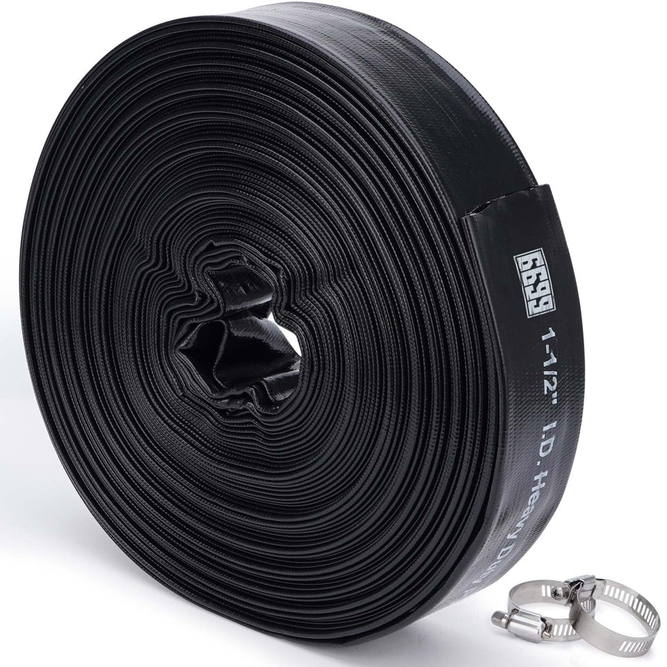 6699 discharge hose full length 100 feet for pool backwash and drainage