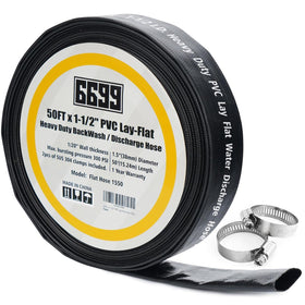 6699 discharge hose 50ft coil, ideal for pool drainage and backwash.